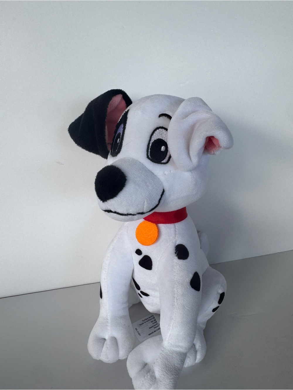 Disney Dalmatian Plush Toy in White, Black, Red and Orange